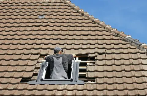 Pose de velux - Villemer